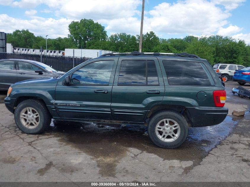 2000 Jeep Grand Cherokee Limited VIN: 1J4GW58N3YC207285 Lot: 39360804