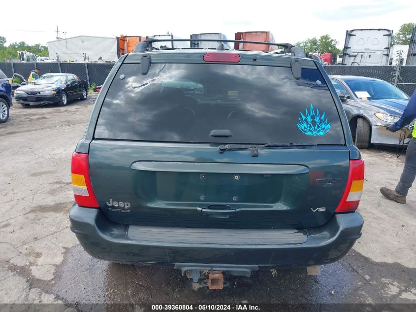 2000 Jeep Grand Cherokee Limited VIN: 1J4GW58N3YC207285 Lot: 39360804
