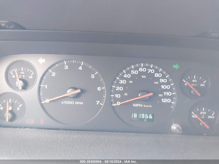 2000 Jeep Grand Cherokee Limited VIN: 1J4GW58N3YC207285 Lot: 39360804