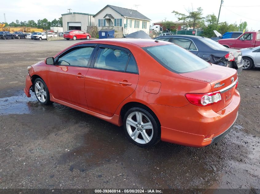 2013 Toyota Corolla S Special Edition VIN: 2T1BU4EE1DC081224 Lot: 39360814