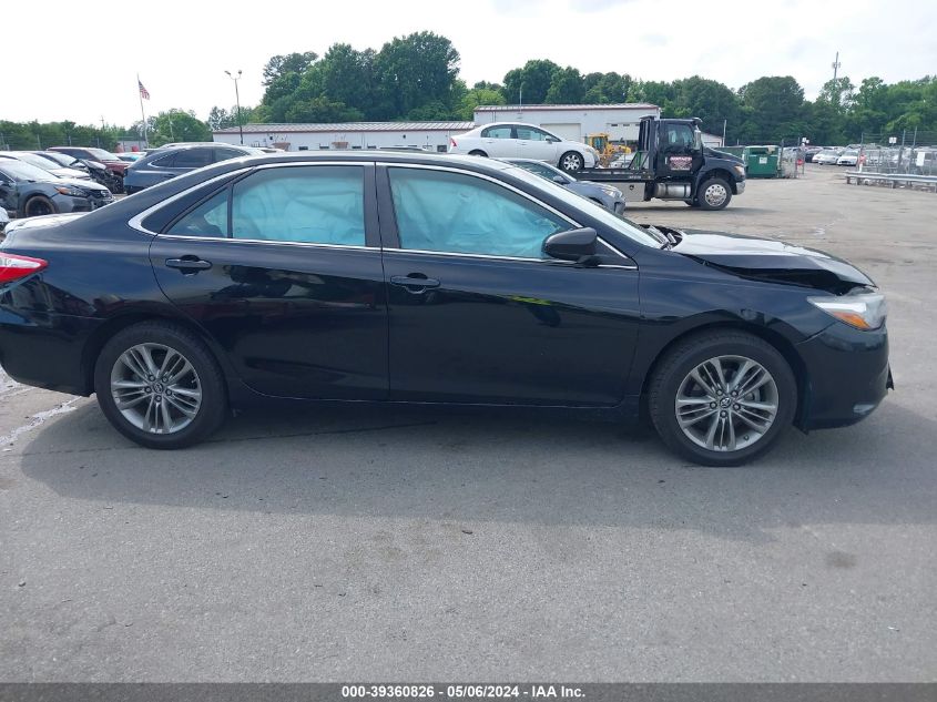 2017 Toyota Camry Se VIN: 4T1BF1FK2HU345374 Lot: 39360826