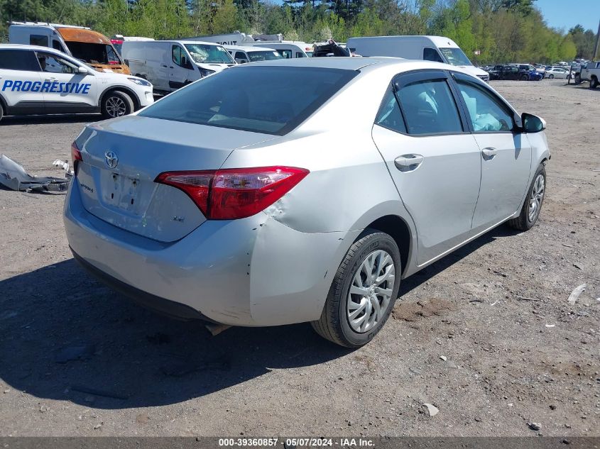 2018 Toyota Corolla Le VIN: 2T1BURHE6JC010959 Lot: 39360857