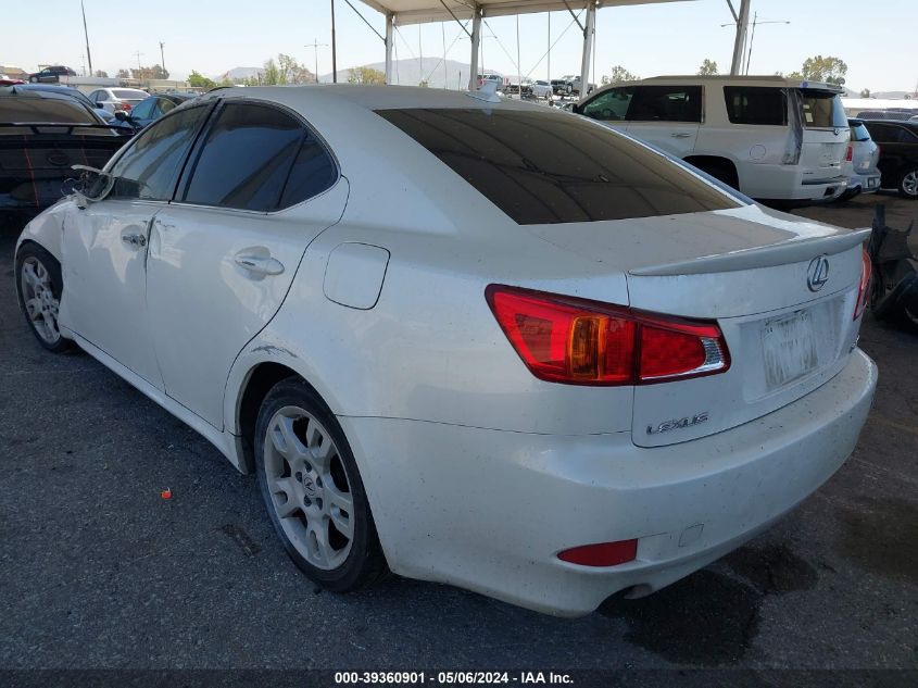 2009 Lexus Is 250 VIN: JTHBK262792086804 Lot: 39360901