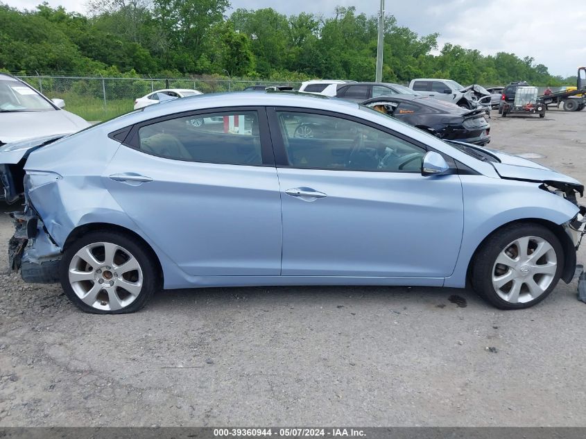 2012 Hyundai Elantra Limited (Ulsan Plant) VIN: KMHDH4AE4CU476837 Lot: 39360944