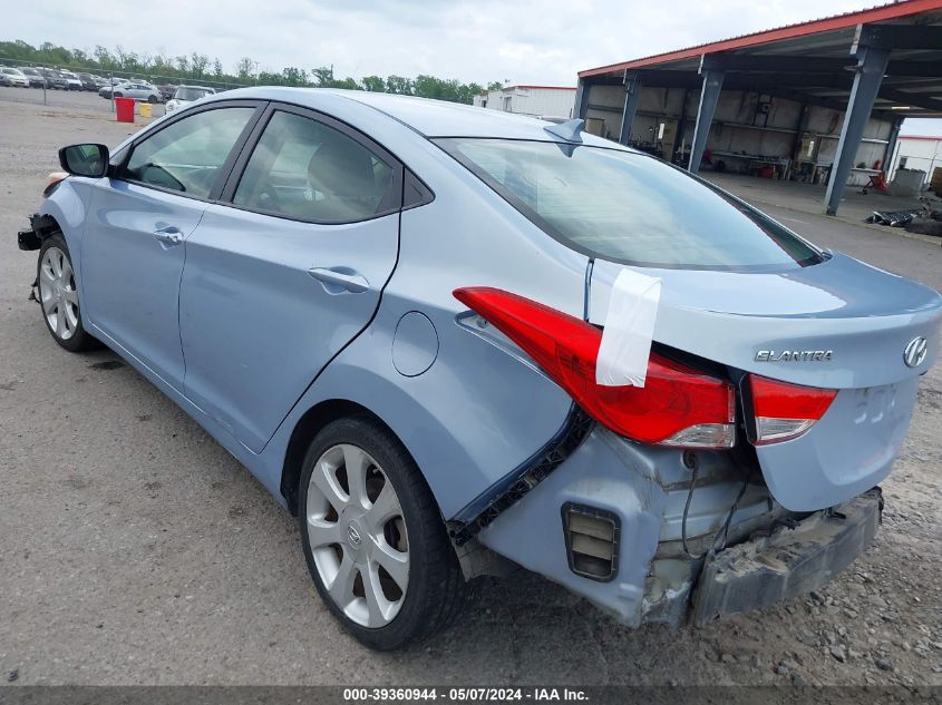 2012 Hyundai Elantra Limited (Ulsan Plant) VIN: KMHDH4AE4CU476837 Lot: 39360944