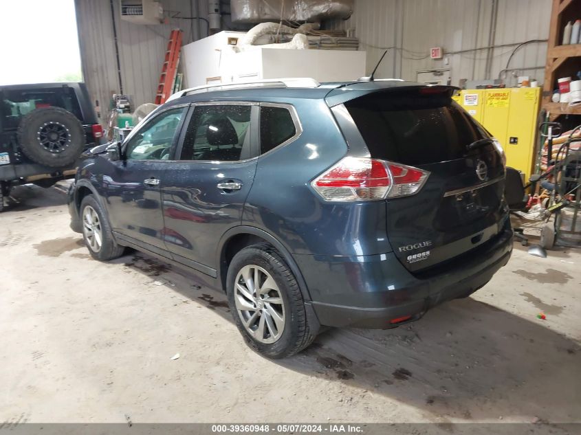 2014 Nissan Rogue S/Sl/Sv VIN: 5N1AT2MV2EC766004 Lot: 39360948