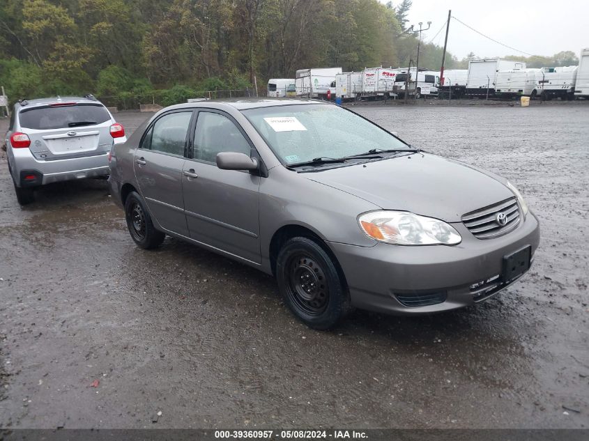 2003 Toyota Corolla Le VIN: 2T1BR32E33C095625 Lot: 39360957