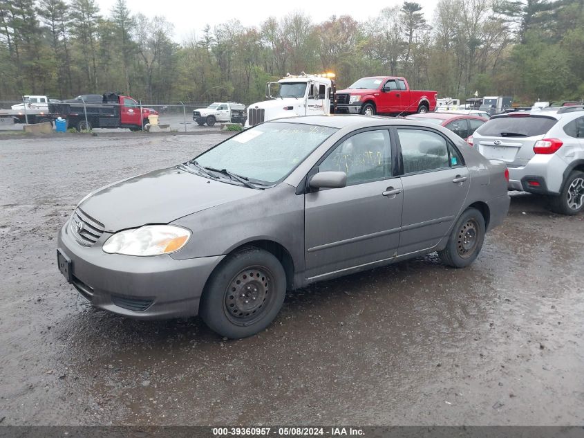 2003 Toyota Corolla Le VIN: 2T1BR32E33C095625 Lot: 39360957