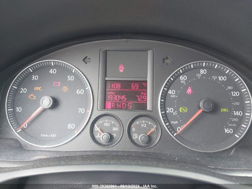 2008 Volkswagen Jetta S VIN: 3VWJZ71KX8M038991 Lot: 39360961