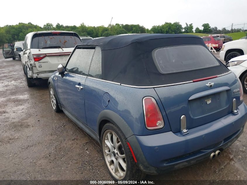 2006 Mini Cooper S VIN: WMWRH33576TK59372 Lot: 39360969