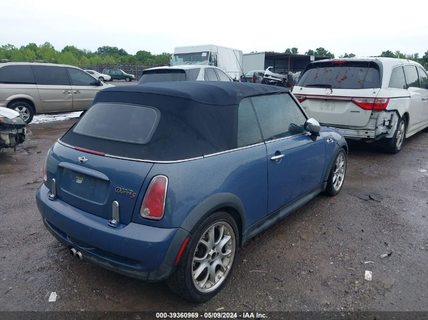 2006 Mini Cooper S VIN: WMWRH33576TK59372 Lot: 39360969