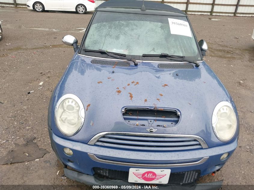 2006 Mini Cooper S VIN: WMWRH33576TK59372 Lot: 39360969