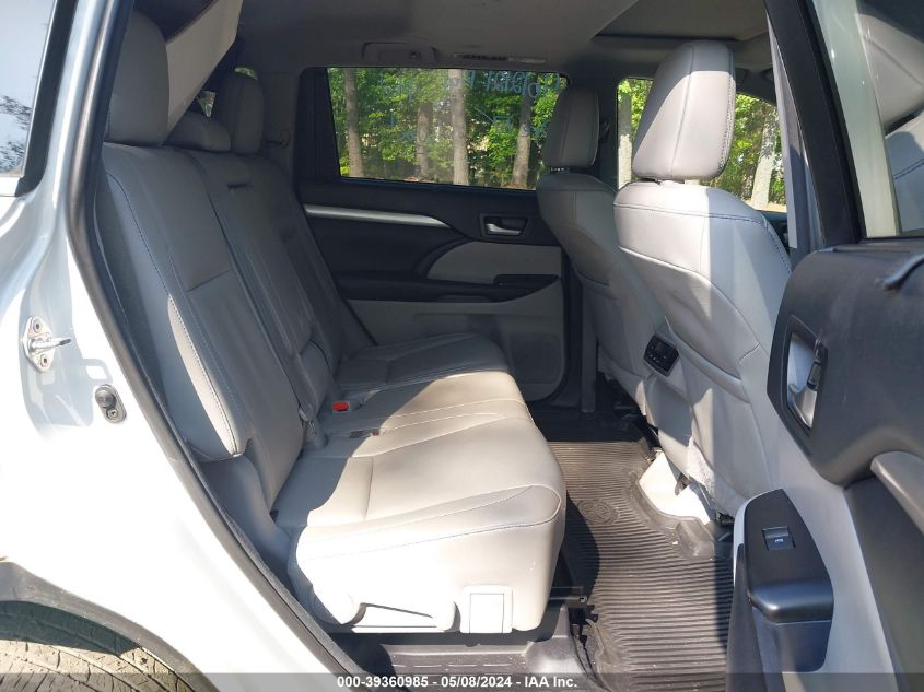 2018 Toyota Highlander Xle VIN: 5TDJZRFH1JS557994 Lot: 39360985