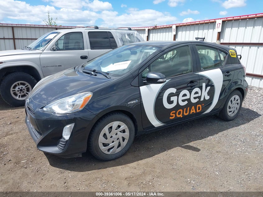 2016 Toyota Prius C Two VIN: JTDKDTB38G1120011 Lot: 39361006