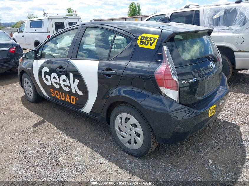 2016 Toyota Prius C Two VIN: JTDKDTB38G1120011 Lot: 39361006