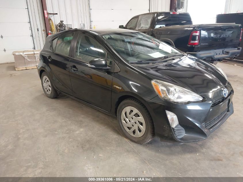 2016 Toyota Prius C Two VIN: JTDKDTB38G1120011 Lot: 39361006