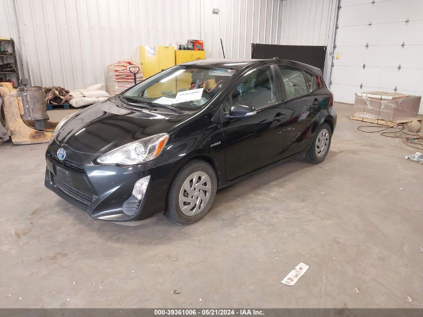 2016 Toyota Prius C Two VIN: JTDKDTB38G1120011 Lot: 39361006