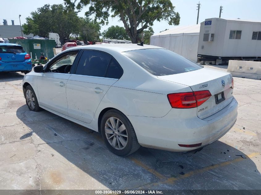 2015 Volkswagen Jetta 1.8T Se VIN: 3VWD07AJ8FM327685 Lot: 39361029