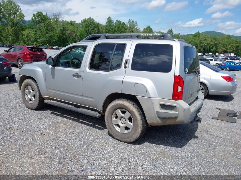 2007 Nissan Xterra S VIN: 5N1AN08U27C541066 Lot: 39361048