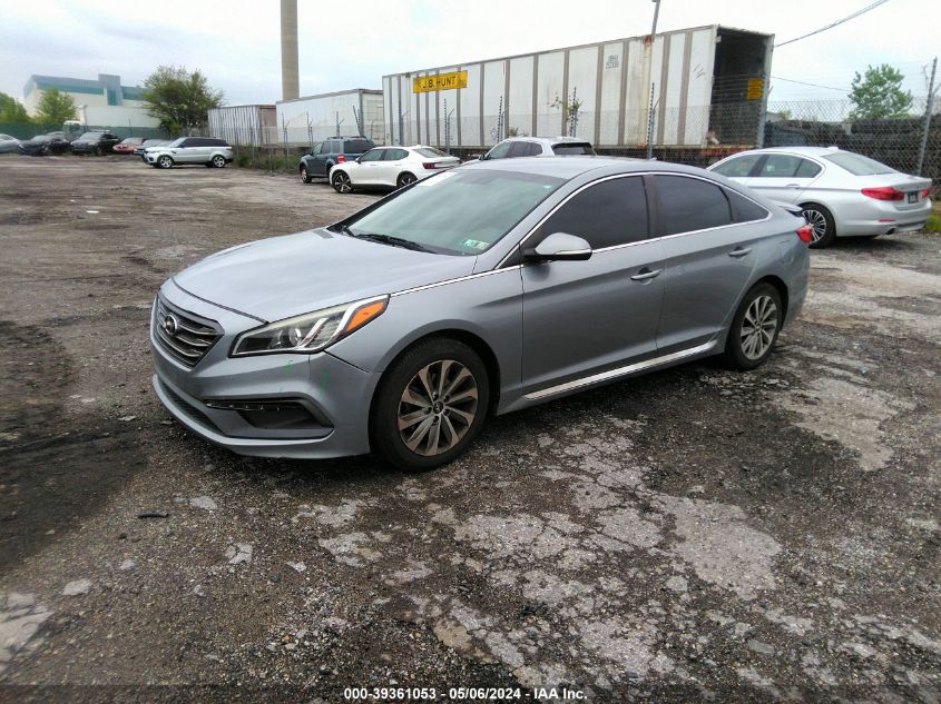 2016 Hyundai Sonata Sport VIN: 5NPE34AFXGH291773 Lot: 39361053