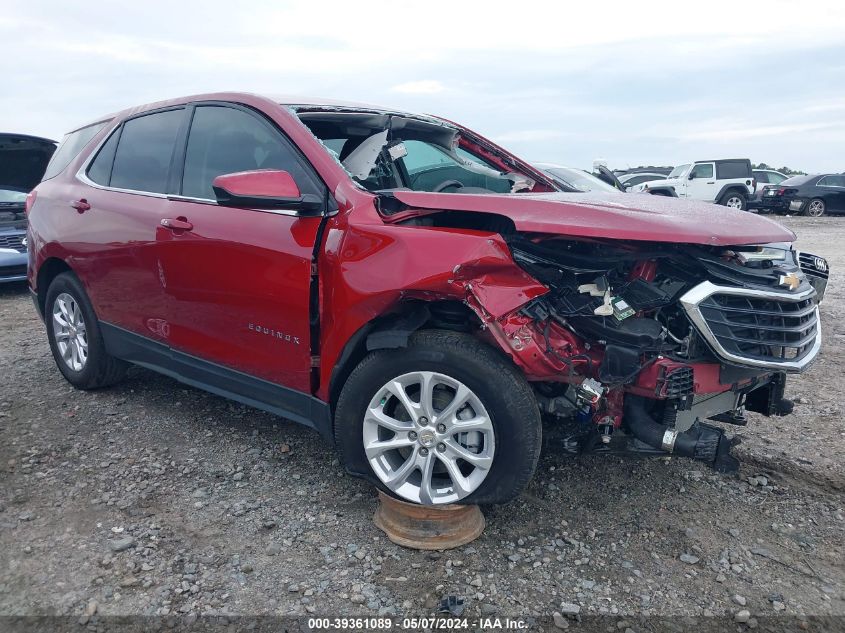 2020 Chevrolet Equinox Fwd Lt 1.5L Turbo VIN: 3GNAXKEV2LS648296 Lot: 39361089