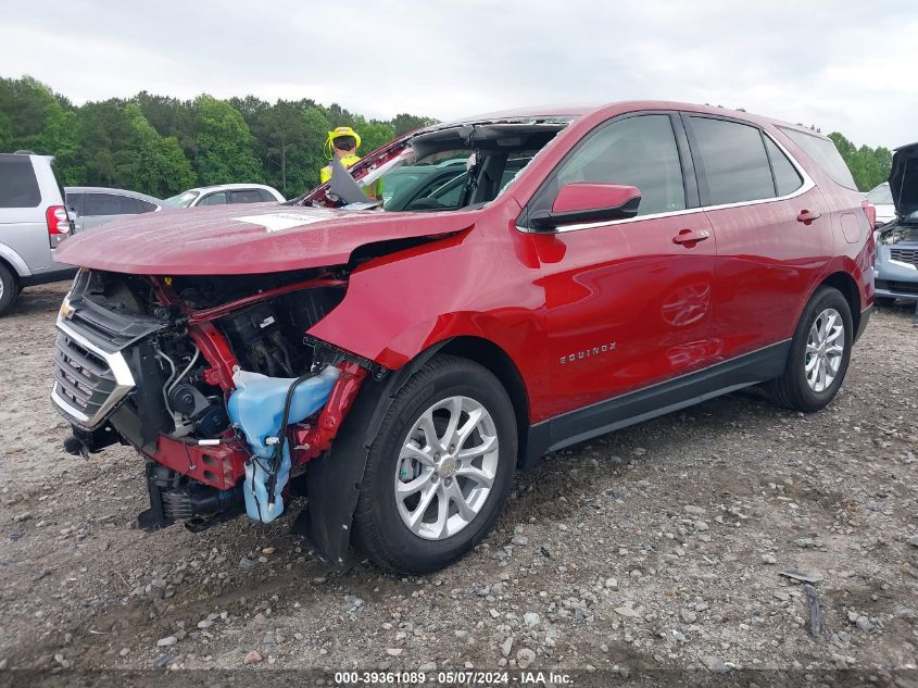 2020 Chevrolet Equinox Fwd Lt 1.5L Turbo VIN: 3GNAXKEV2LS648296 Lot: 39361089