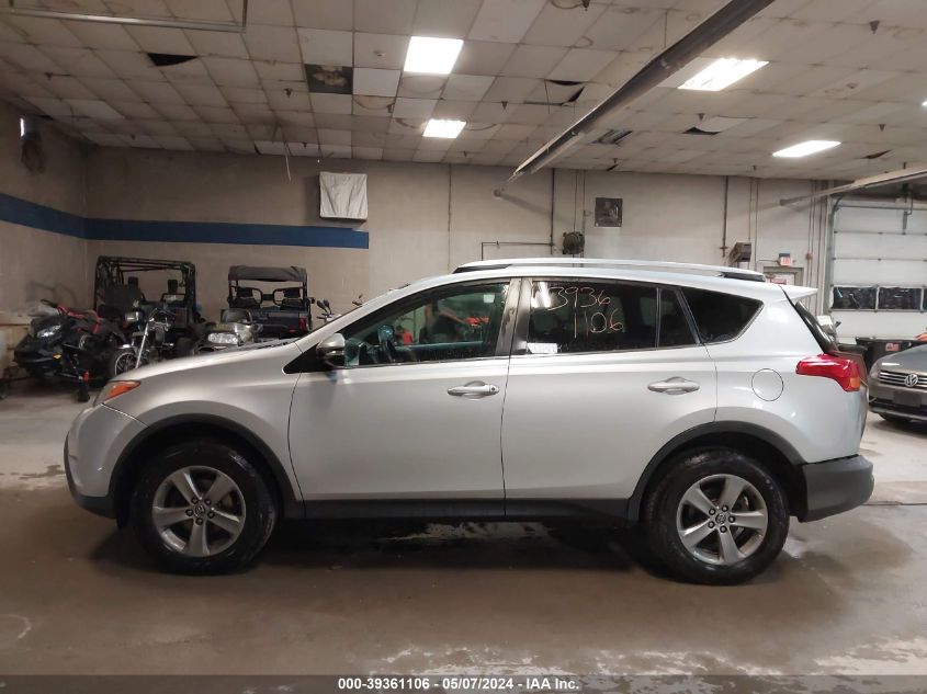 2015 Toyota Rav4 Xle VIN: 2T3RFREV6FW301746 Lot: 39361106