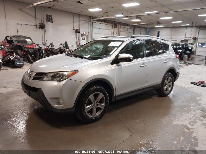 2015 Toyota Rav4 Xle VIN: 2T3RFREV6FW301746 Lot: 39361106