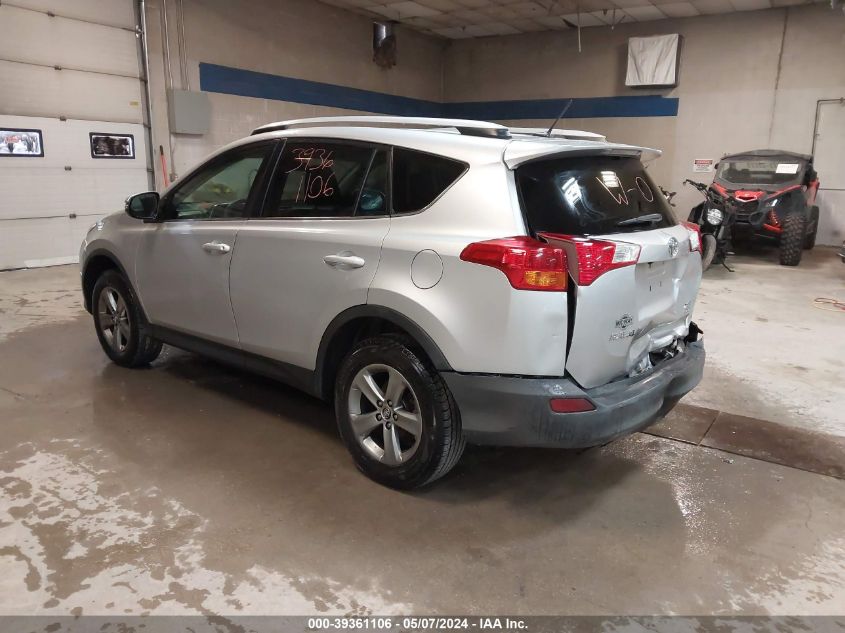 2015 Toyota Rav4 Xle VIN: 2T3RFREV6FW301746 Lot: 39361106