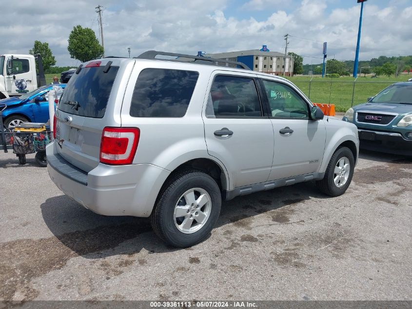 2008 Ford Escape Xlt VIN: 1FMCU03ZX8KB92907 Lot: 39361113