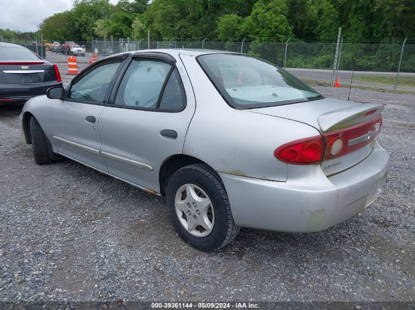 2003 Chevrolet Cavalier VIN: 1G1JC52F837328118 Lot: 39361144