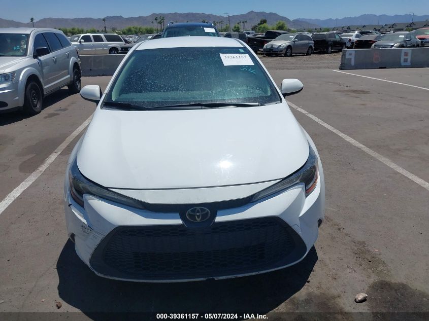 2020 Toyota Corolla Le VIN: JTDEPRAE1LJ006291 Lot: 39361157