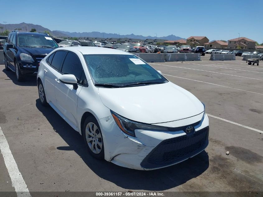 2020 Toyota Corolla Le VIN: JTDEPRAE1LJ006291 Lot: 39361157