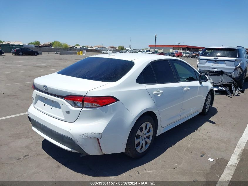 2020 Toyota Corolla Le VIN: JTDEPRAE1LJ006291 Lot: 39361157