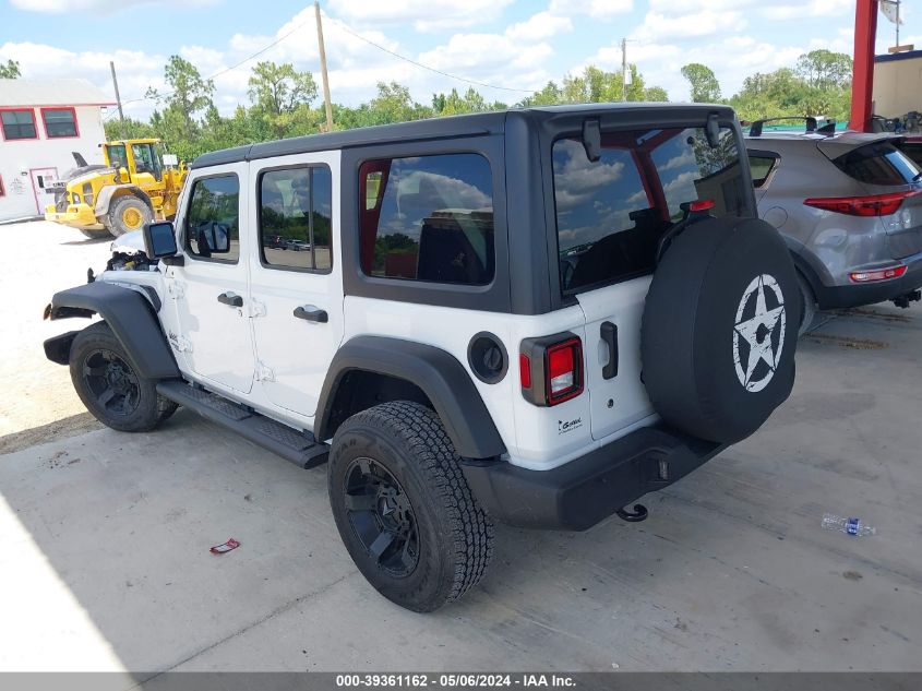 2019 Jeep Wrangler Unlimited Sport S 4X4 VIN: 1C4HJXDG5KW568809 Lot: 39361162