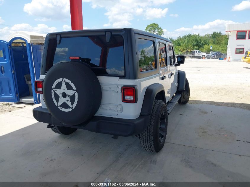 2019 Jeep Wrangler Unlimited Sport S 4X4 VIN: 1C4HJXDG5KW568809 Lot: 39361162