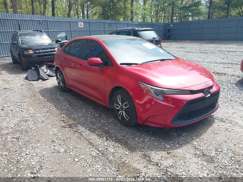 2021 Toyota Corolla Le VIN: JTDEPMAE0MJ148295 Lot: 39361178