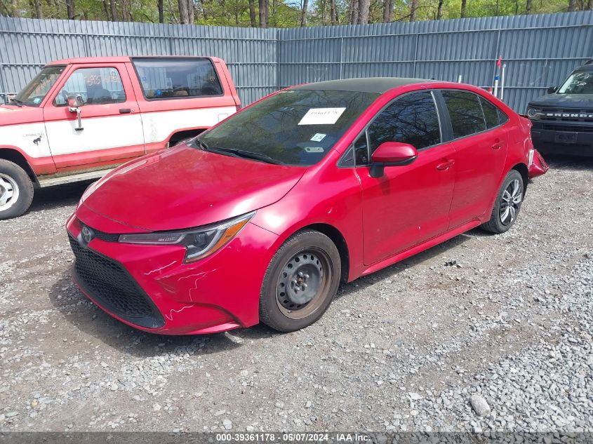 2021 Toyota Corolla Le VIN: JTDEPMAE0MJ148295 Lot: 39361178