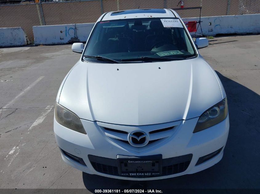 2007 Mazda Mazda3 S Grand Touring VIN: JM1BK324771726267 Lot: 39361181