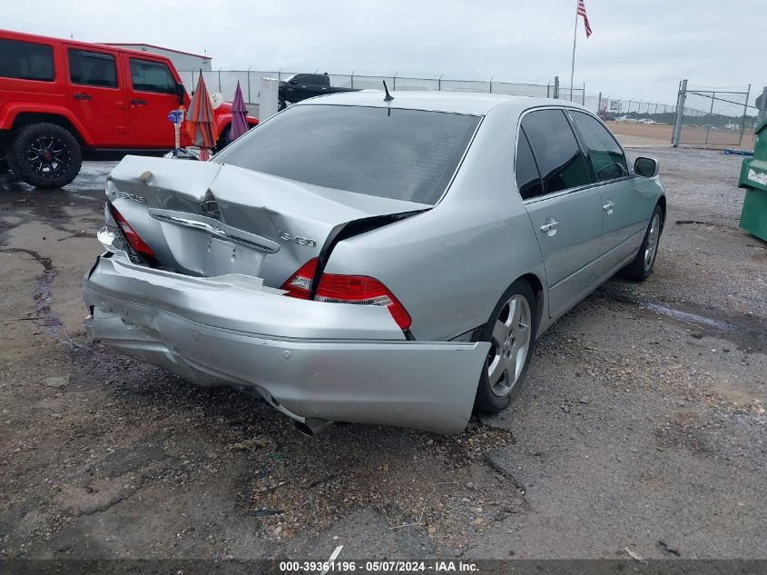 2005 Lexus Ls 430 VIN: JTHBN36F855016723 Lot: 39361196