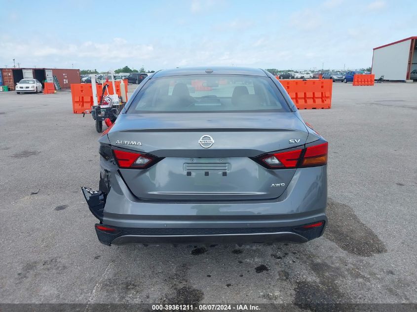 2022 Nissan Altima Sv Intelligent Awd VIN: 1N4BL4DW6NN357902 Lot: 39361211