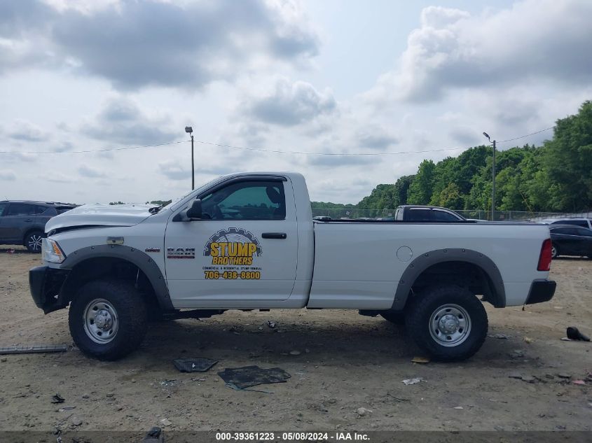 2018 Ram 2500 Tradesman Regular Cab 4X4 8' Box VIN: 3C6MR5AJ2JG166391 Lot: 39361223