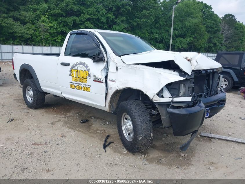 2018 Ram 2500 Tradesman Regular Cab 4X4 8' Box VIN: 3C6MR5AJ2JG166391 Lot: 39361223