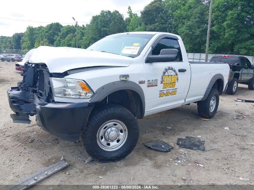 2018 Ram 2500 Tradesman Regular Cab 4X4 8' Box VIN: 3C6MR5AJ2JG166391 Lot: 39361223