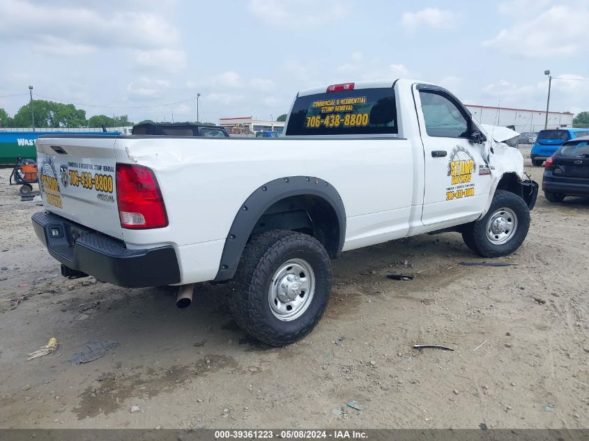 2018 Ram 2500 Tradesman Regular Cab 4X4 8' Box VIN: 3C6MR5AJ2JG166391 Lot: 39361223