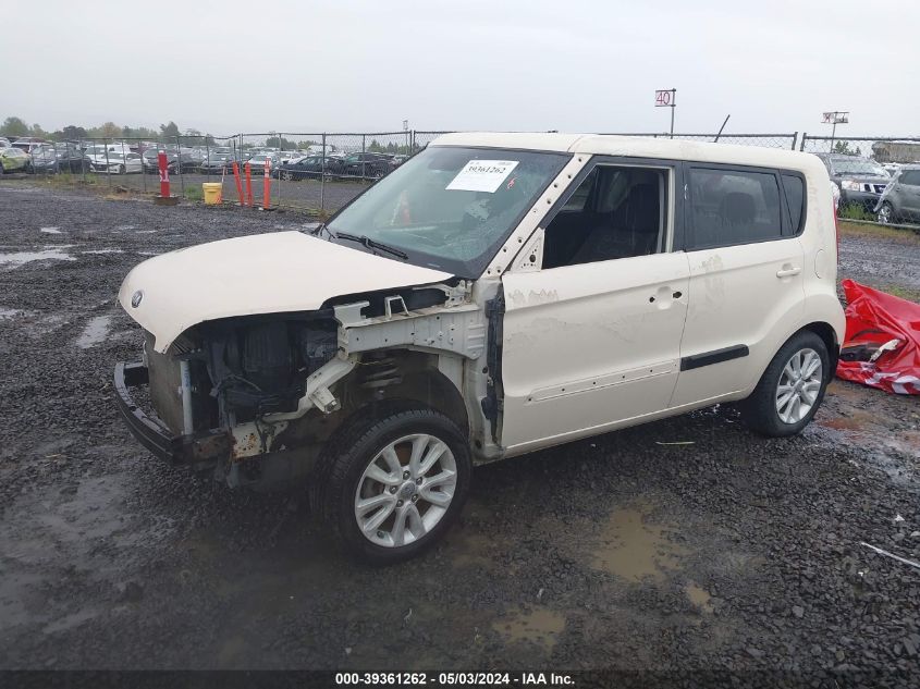 2013 Kia Soul + VIN: KNDJT2A68D7527873 Lot: 39361262