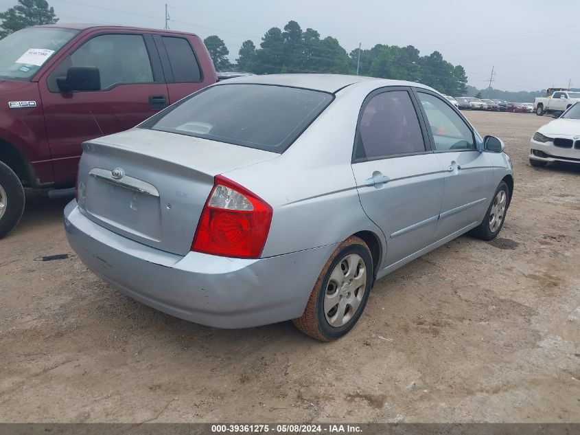 2006 Kia Spectra Ex/Lx/Sx VIN: KNAFE121465244704 Lot: 39361275