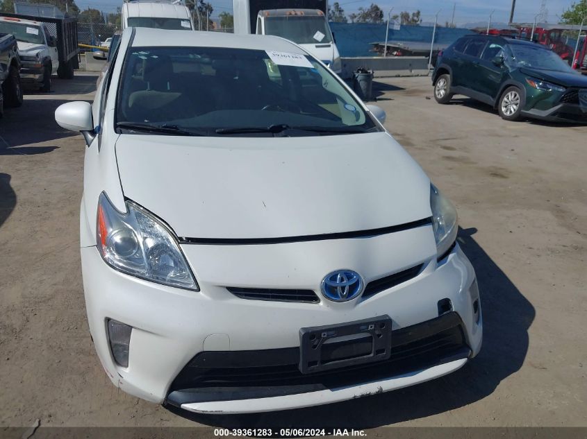 2015 Toyota Prius Two VIN: JTDKN3DU6F1992561 Lot: 39361283