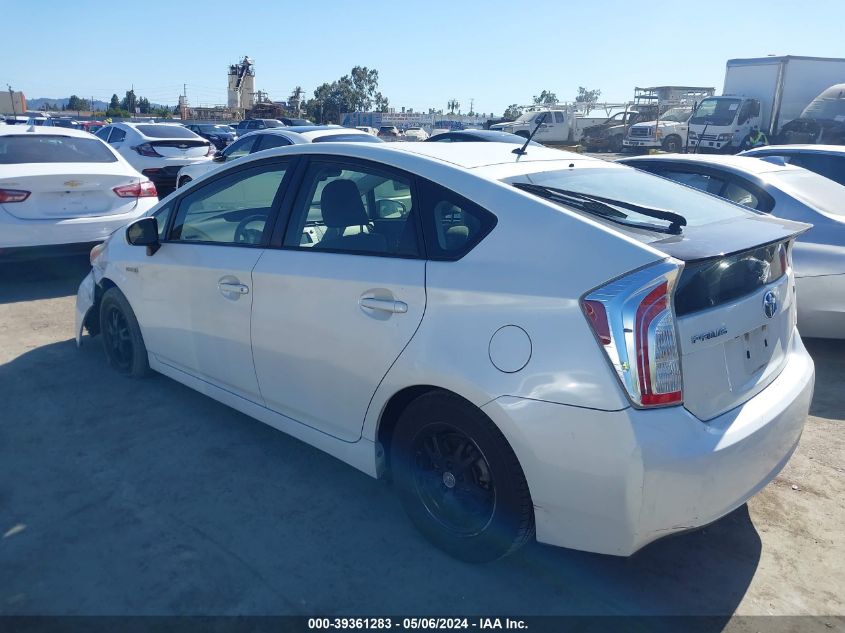 2015 Toyota Prius Two VIN: JTDKN3DU6F1992561 Lot: 39361283