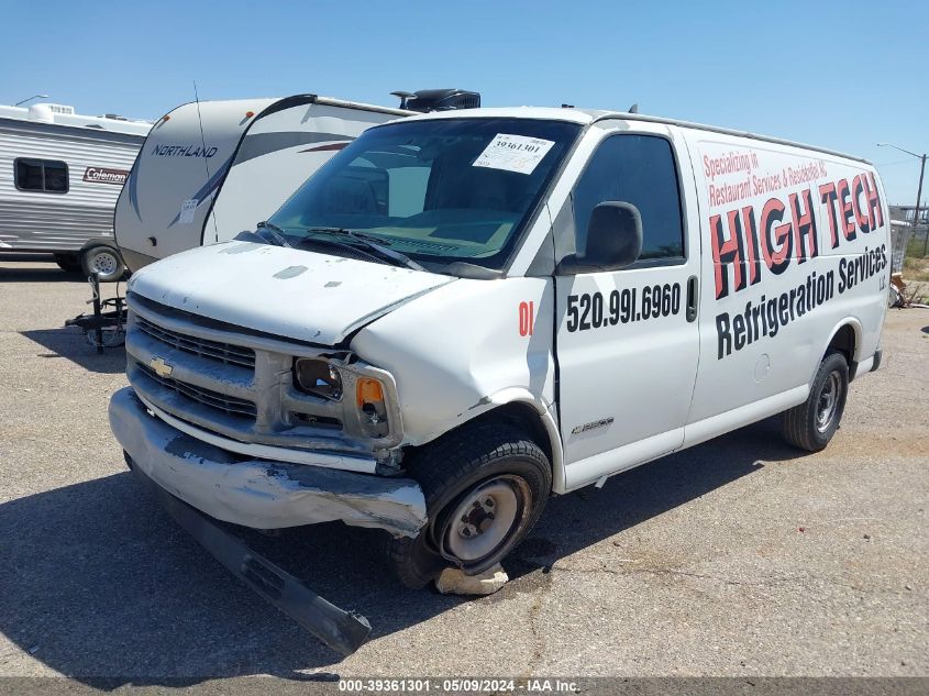 1999 Chevrolet Express VIN: 1GCFG25W7X1161643 Lot: 39361301